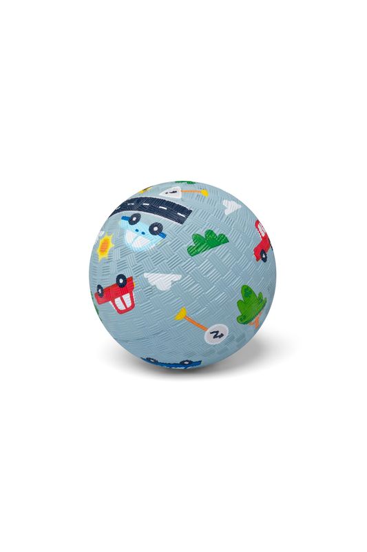 Little L - Rubber bal Auto&#39;s - 13 cm