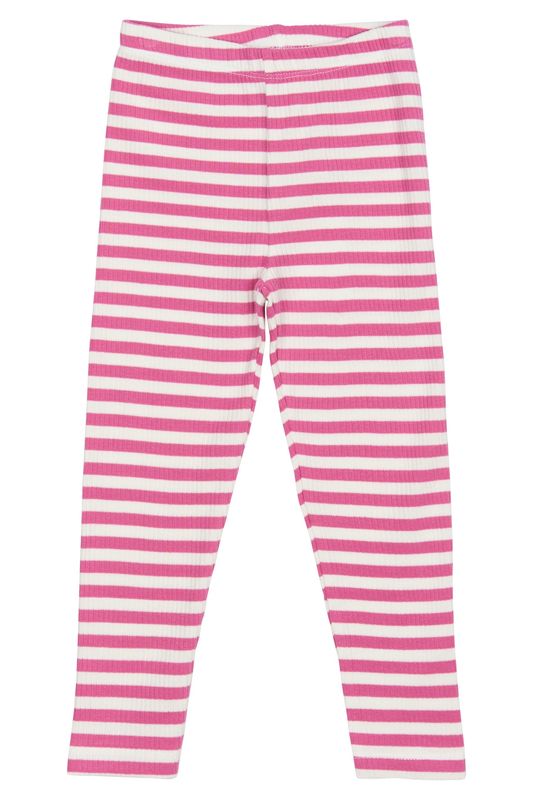 THE NEW SIBLINGS Fro Rib Leggings Ibis Rose Striped
