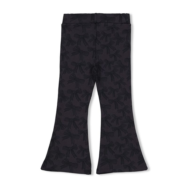 Jubel Flared broek AOP - Queen Of Hearts Antraciet