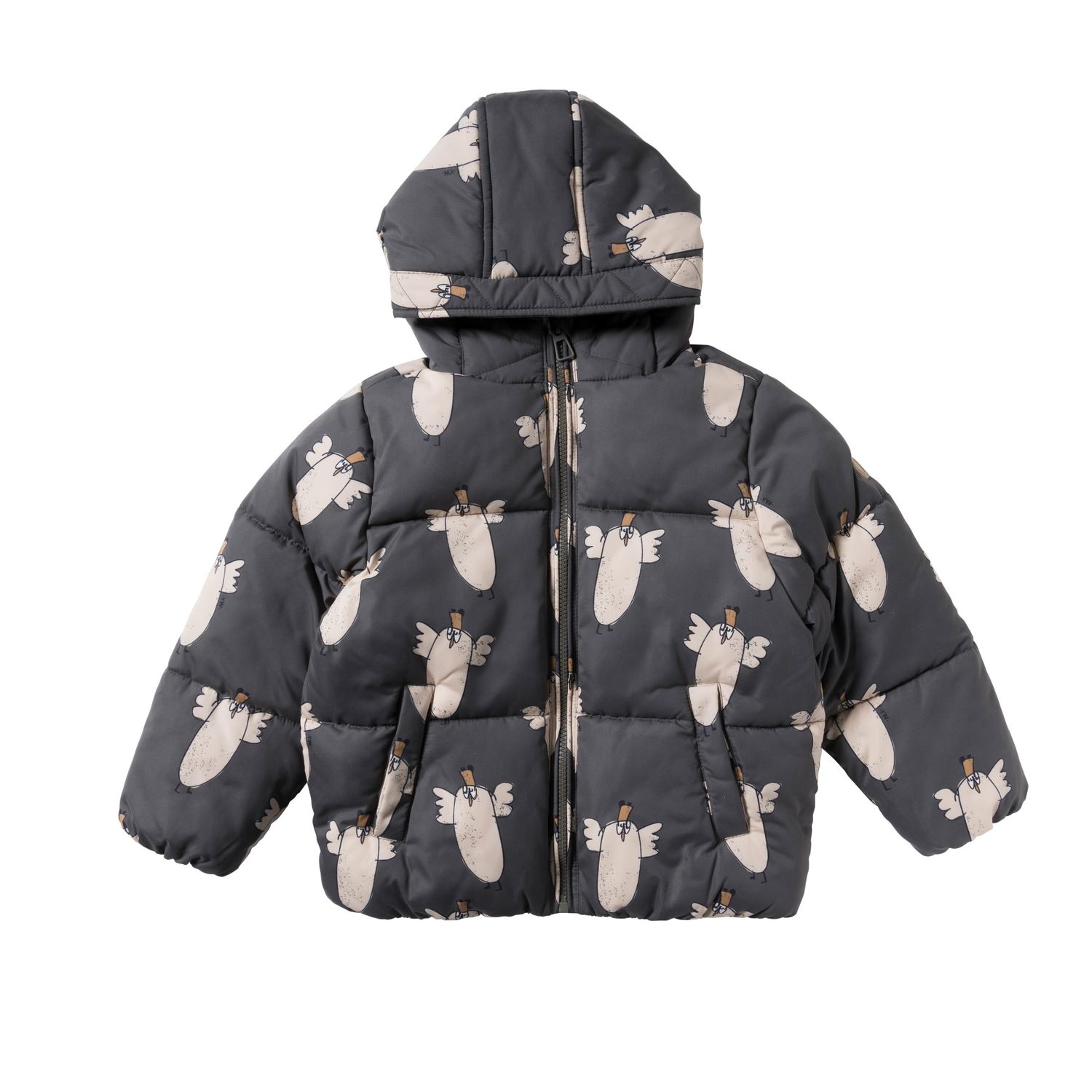 Your Wishes Chicken | Puffer Coat Raven