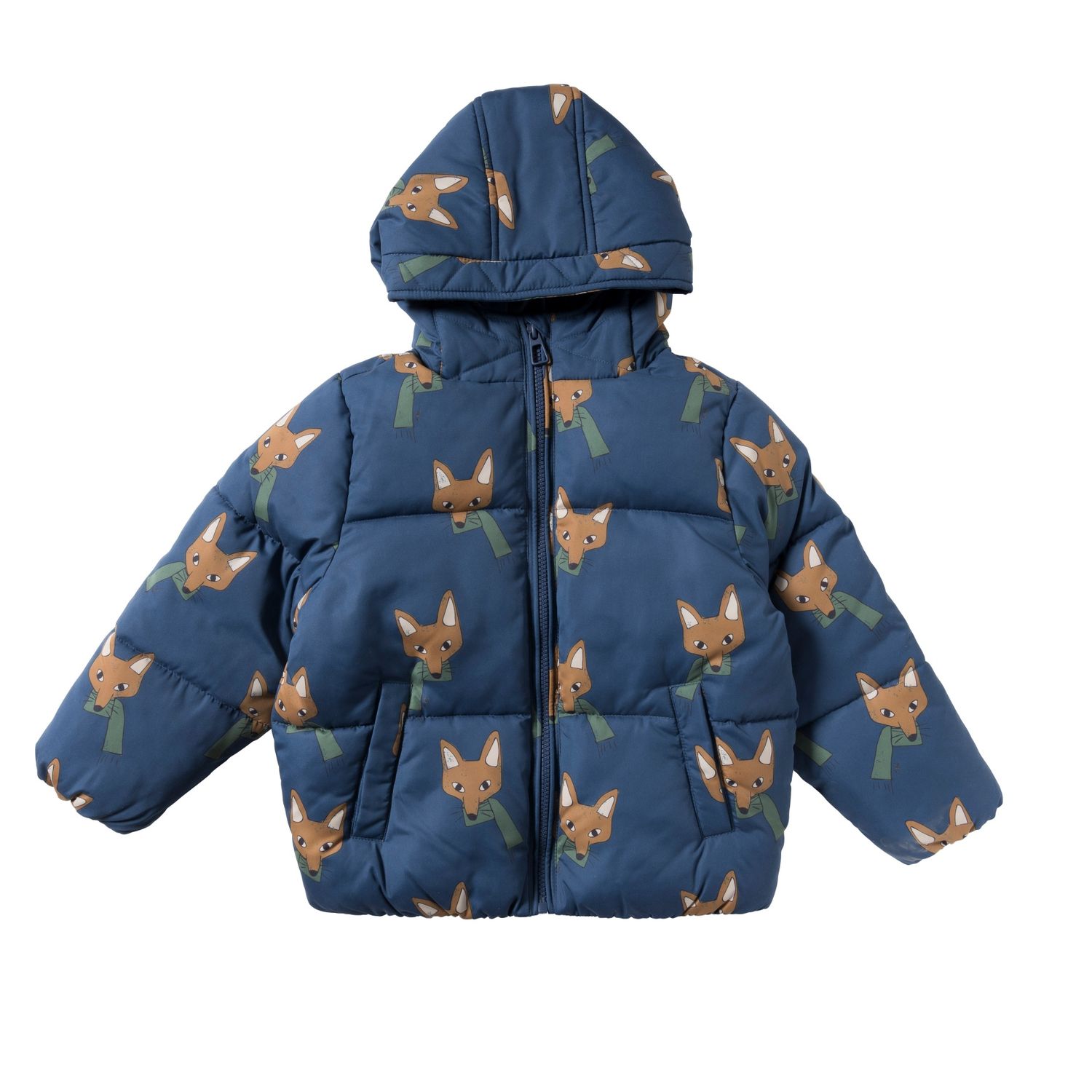 Your Wishes Fox | Puffer Coat Blue Wing Tale