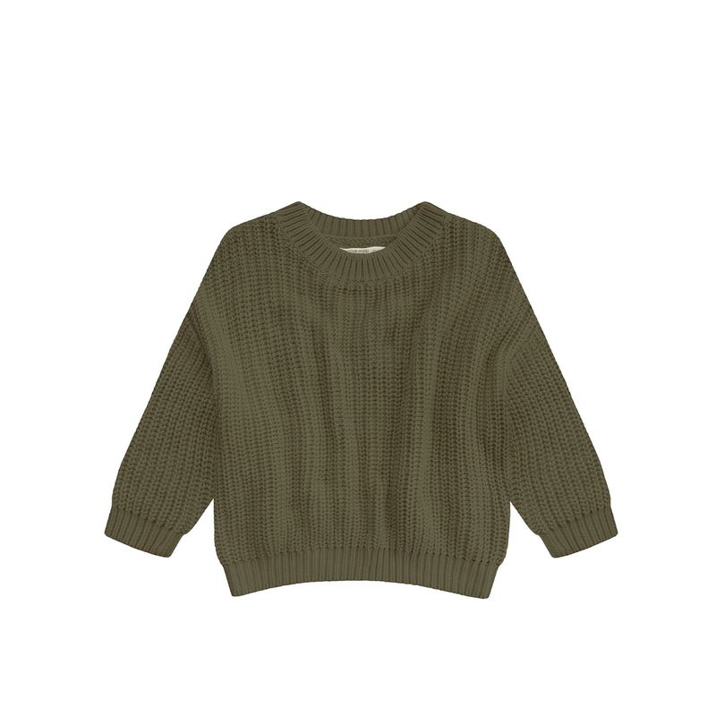 Your Wishes Knit | Oversized Sweater Army Green