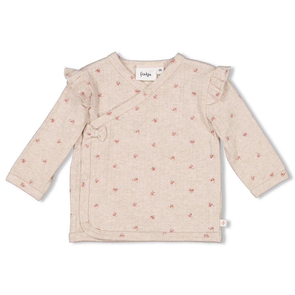 Feetje Overslagshirt rib AOP - Morning Sun