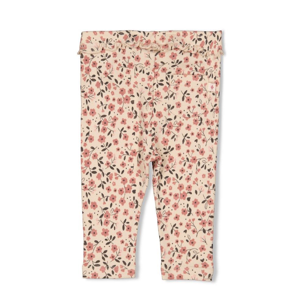 Feetje Legging rib AOP - Woodland Bloom