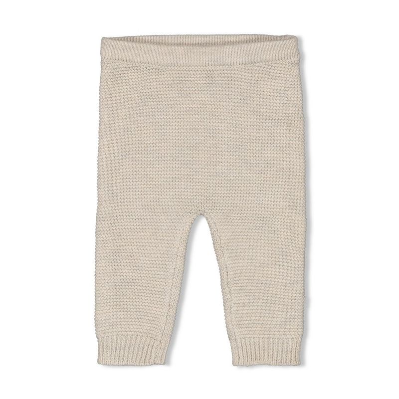 Feetje Broek gebreid - The Knits Taupe melange
