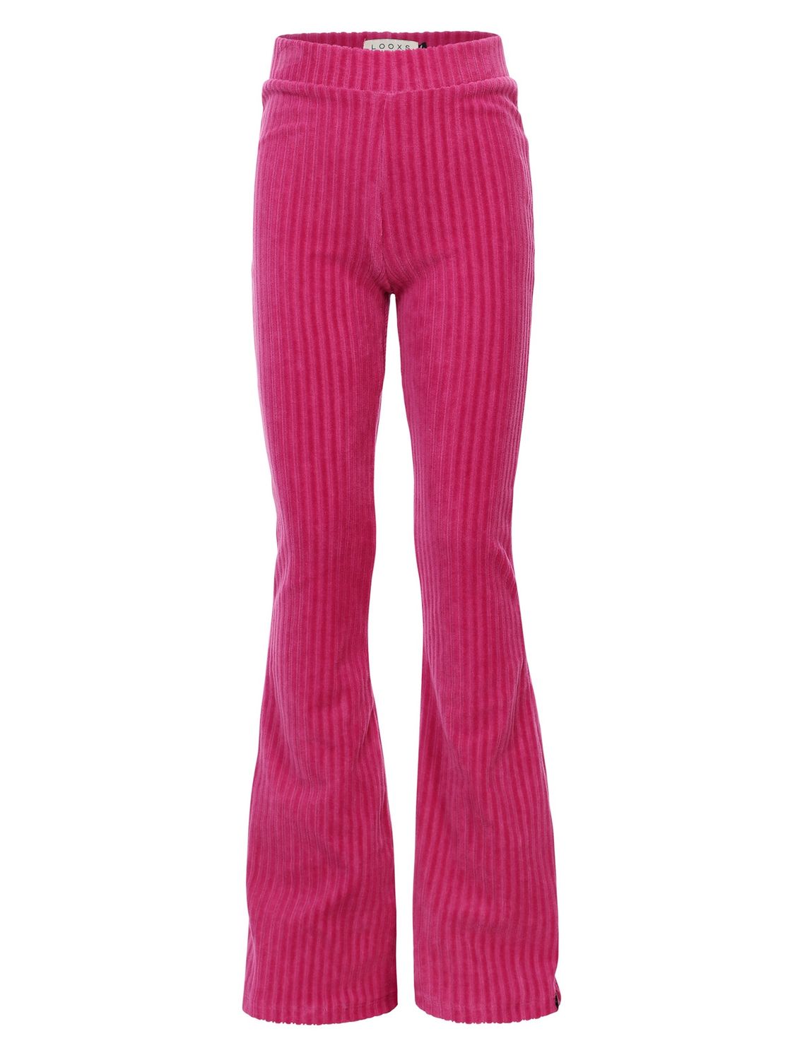 LOOXS  Little velvet rib pants magenta pink