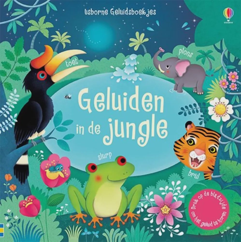 Geluidenboek:  In de jungle. 1+