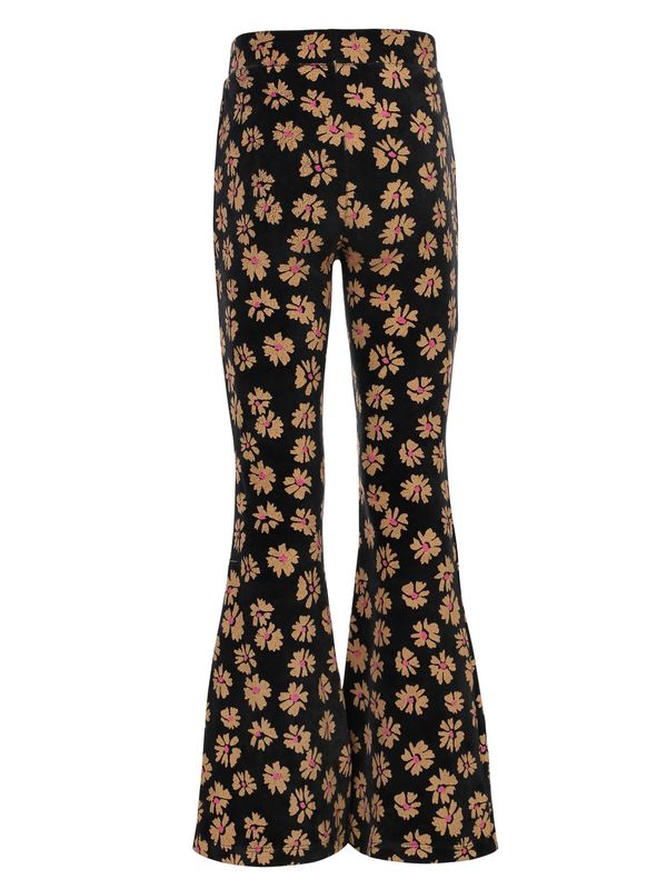 LOOXS  Little velvet flaire pants soft winterflower