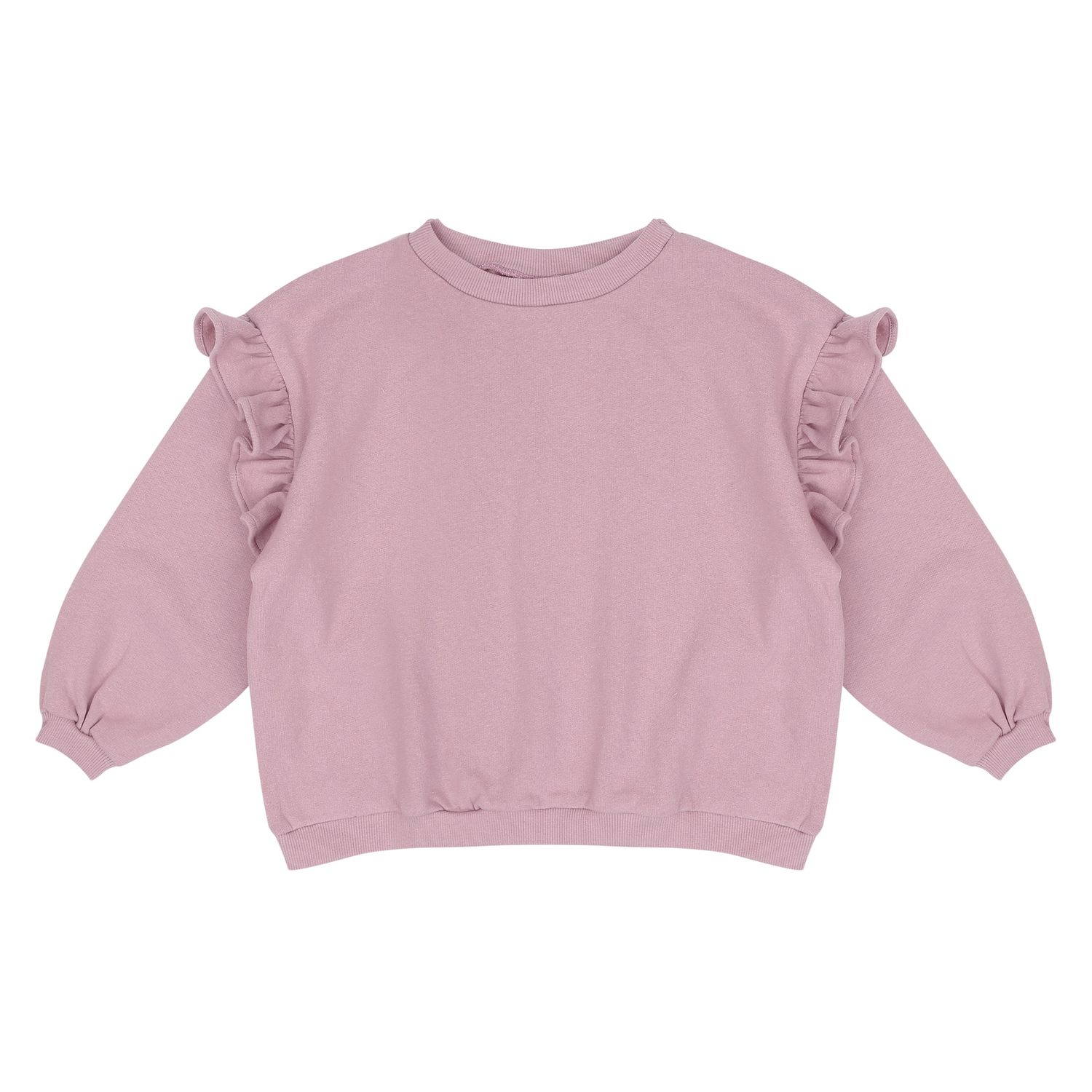 Jacky Sue Lois Ruffle Sweater Muted Mauve