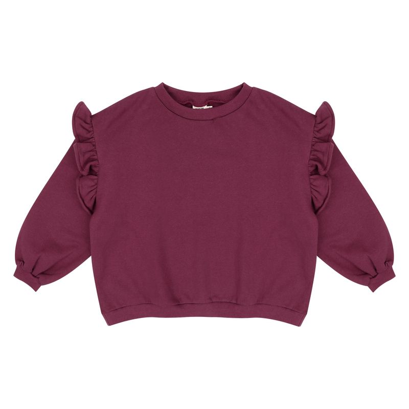 Jacky Sue Lois Sweater Burgundy Plum