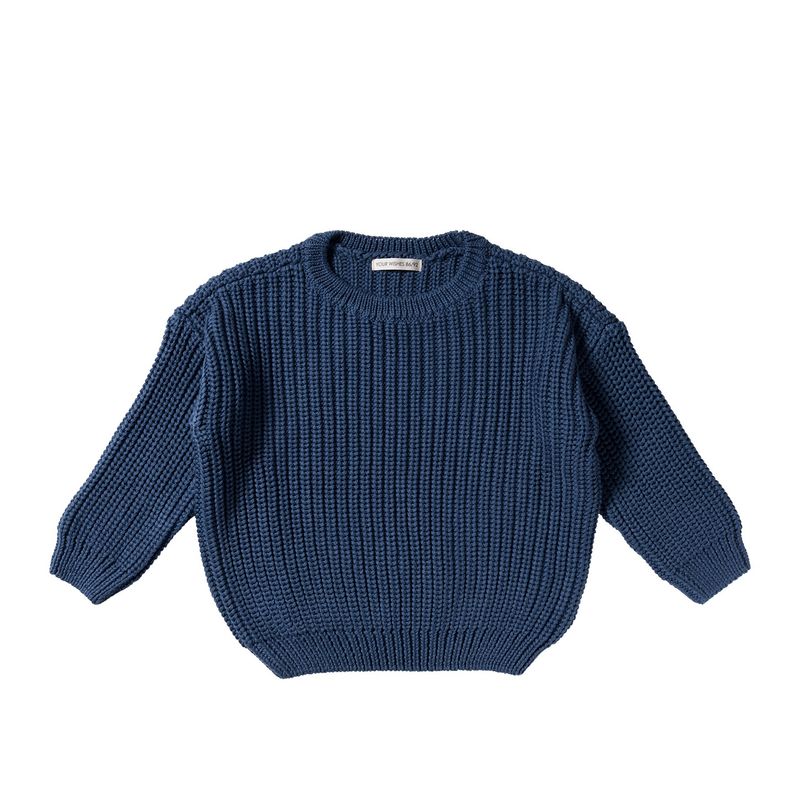 Your Wishes Knit | Chunky Sweater Blue Wings