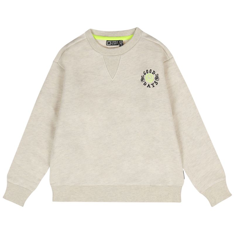 Tumble 'N Dry  Deck Sweatshirt off white melange