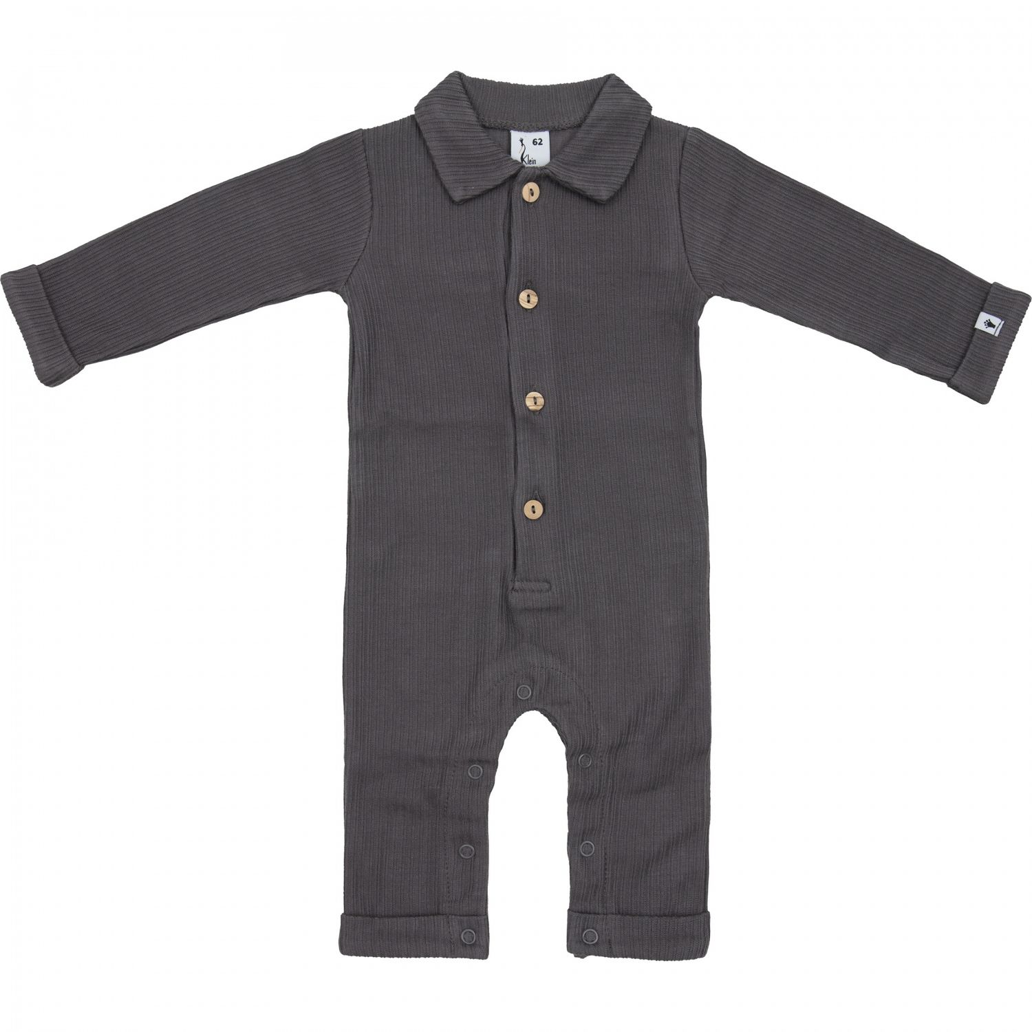 Klein Polo Jumpsuit Rib Grey