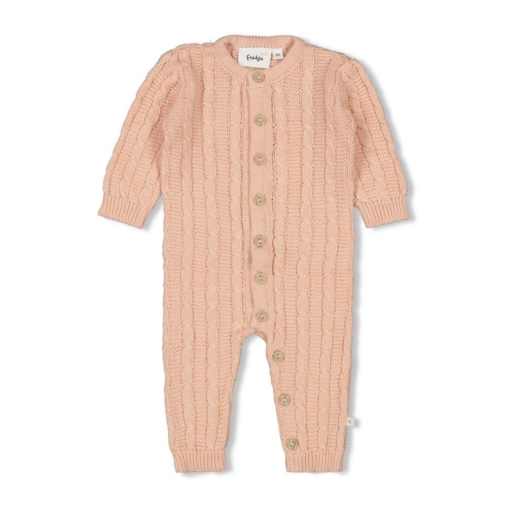 Feetje Pak gebreid - The Knits Roze
