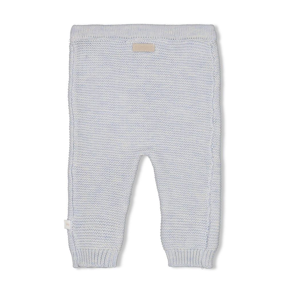 Feetje Broek gebreid - The Knits Blauw melange