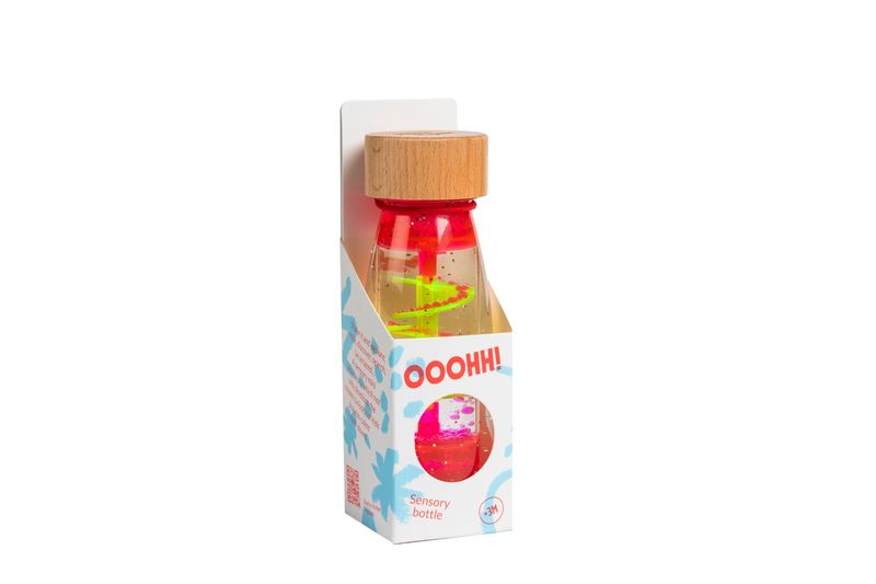 Petit Boum - Sensorische fles - Spiraal Roze