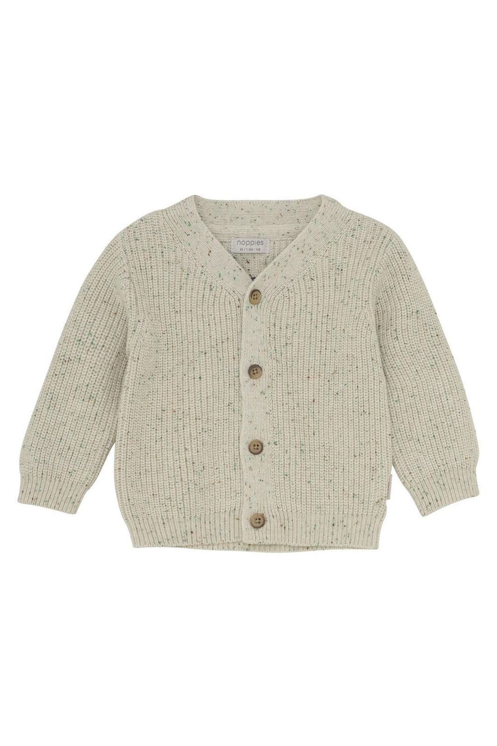 Noppies S B Cardigan Steger long sleeve Sand