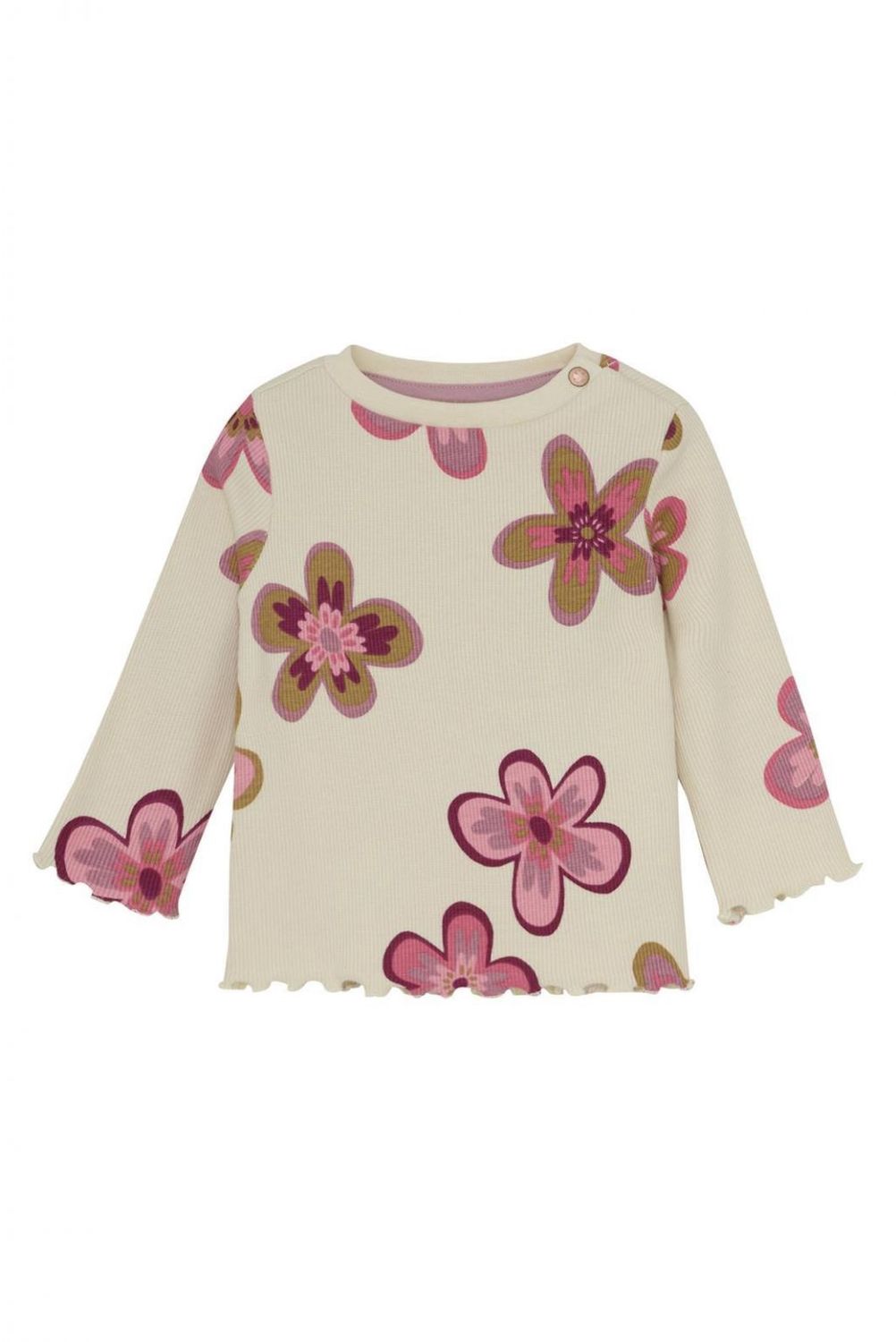 Noppies Tee Trinity LS allover print Pink