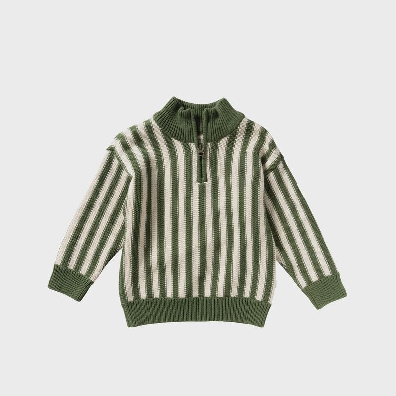 Your Wishes Stripe Knit | Collar Sweater Multicolor