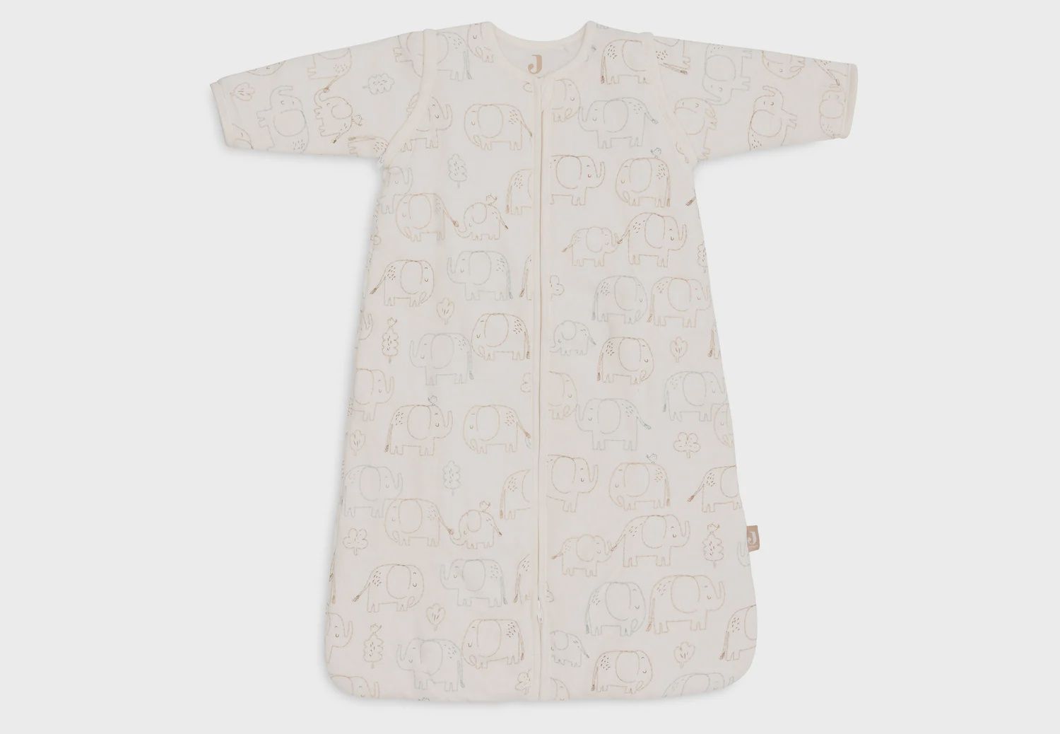 Jollein Baby Slaapzak met Afritsbare Mouw 70cm - Elephant Tales