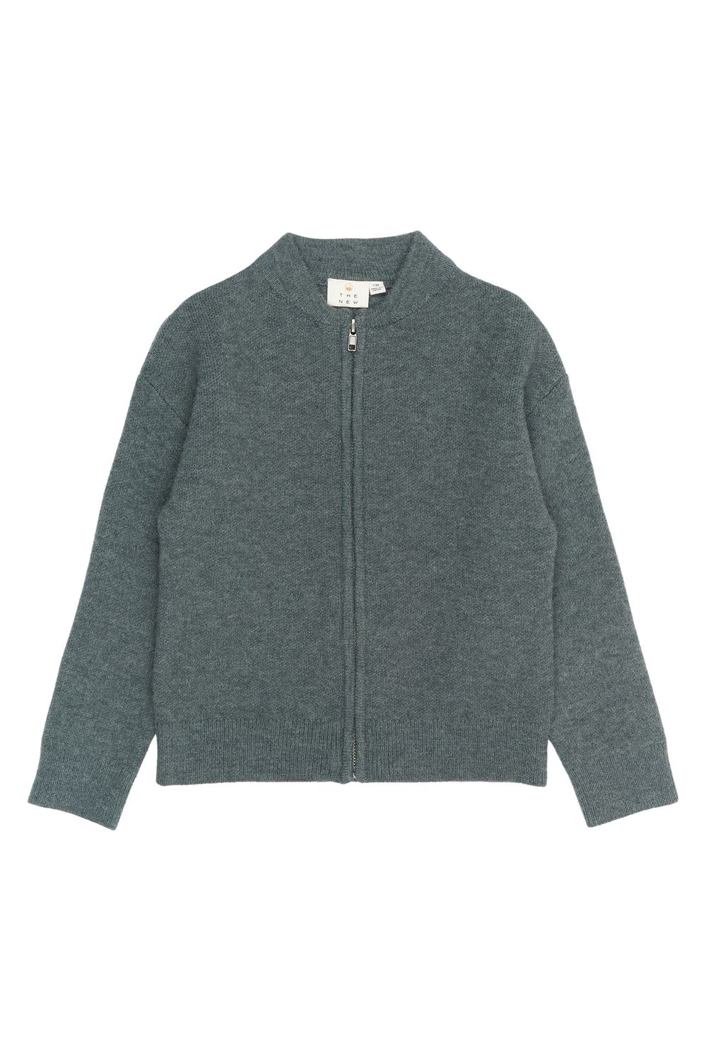 The New   Rolland Knit Cardigan Blue Melange
