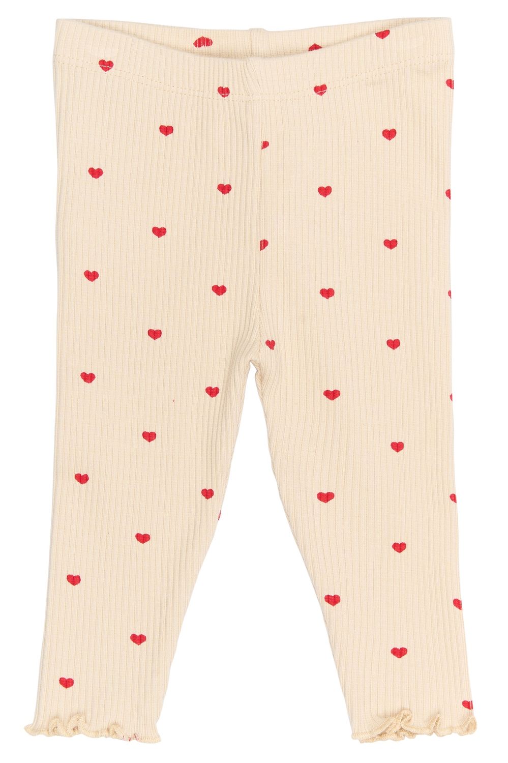The New   Rhea Rib Leggings Gardenia AOP