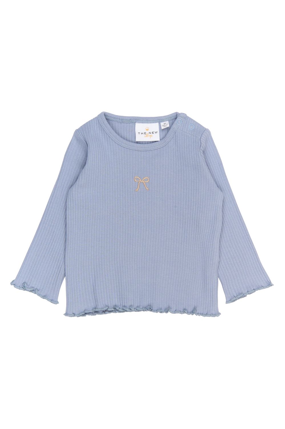 The New   Rianna L_S Rib Tee Tempest