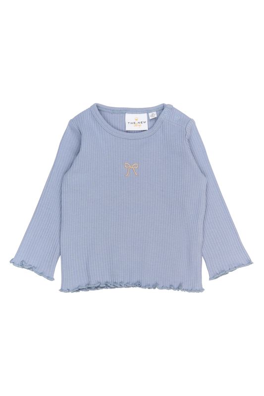 The New   Rianna L_S Rib Tee Tempest