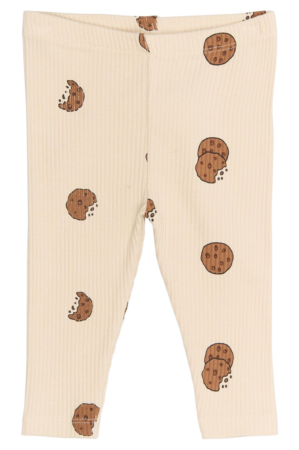 The New   Ryan Rib Leggings Gardenia AOP