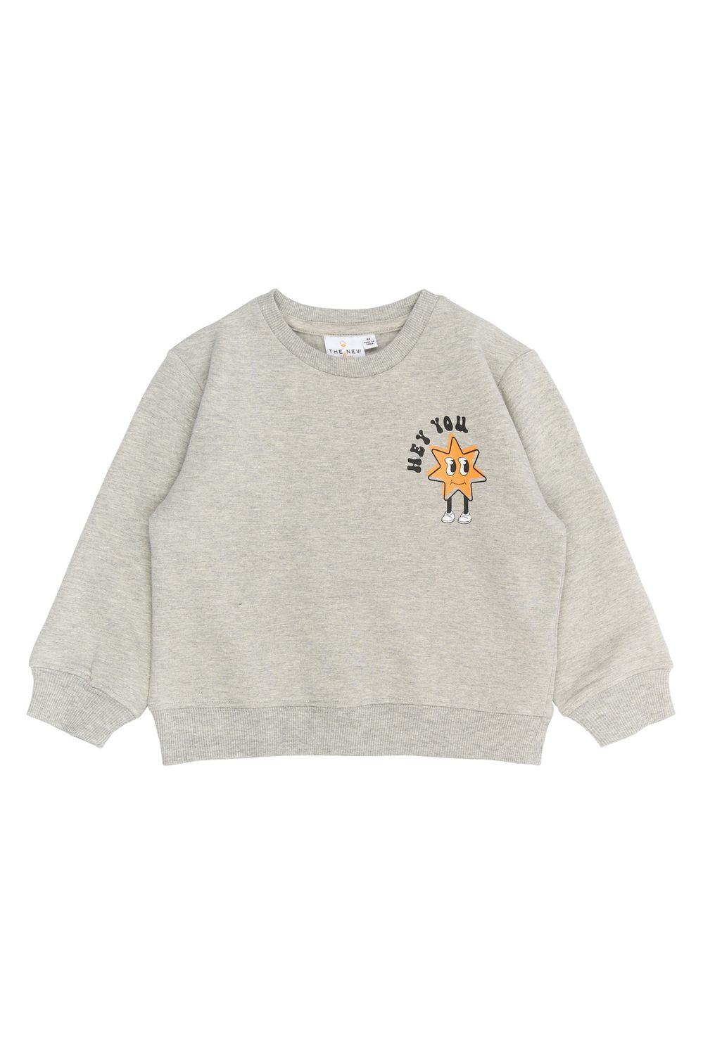 The New   Randall OS Sweatshirt Light Grey Melange