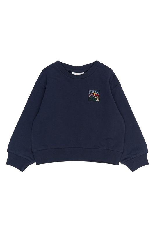 The New   Rolando OS Sweatshirt Navy Blazer