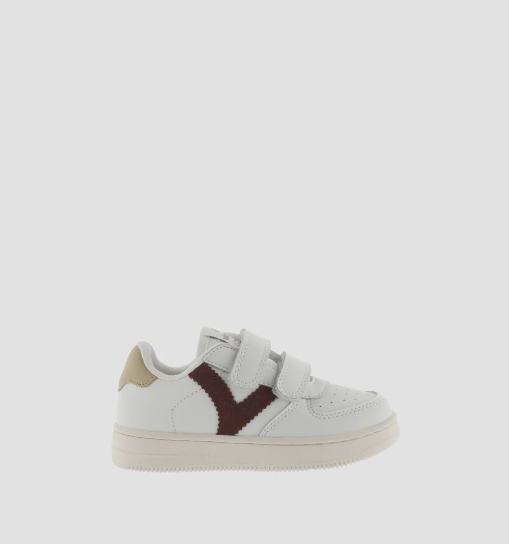 Victoria Sneaker Wit Burdeos
