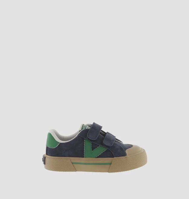 Victoria Sneaker Laag Suede Marino