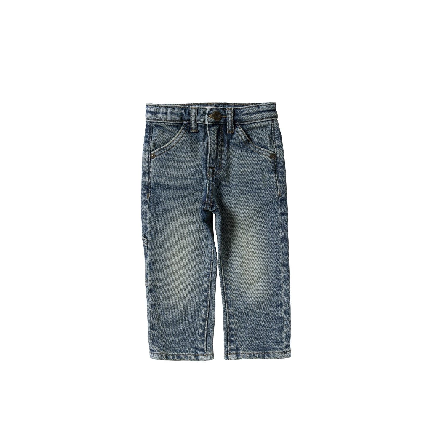 Your Wishes Denim | Worker Jeans Tinted Mid Blue