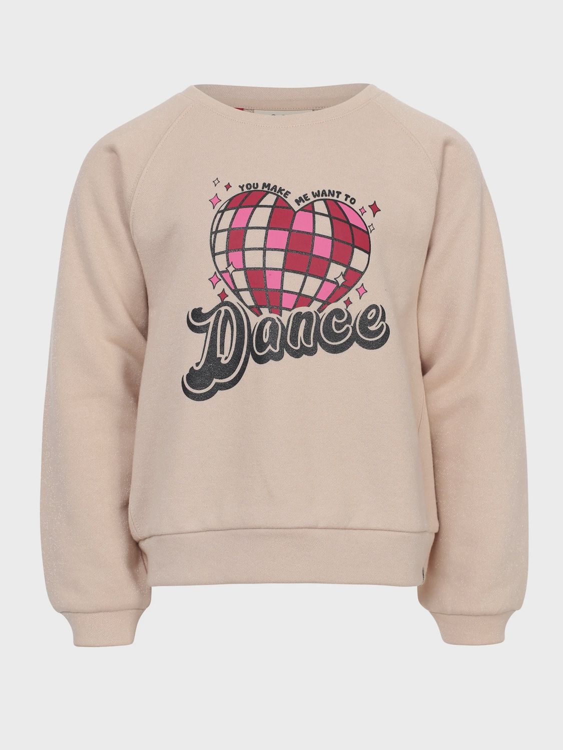 LOOXS  Little lurex sweater champagne