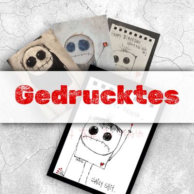 Monster – gedruckt auf Papier