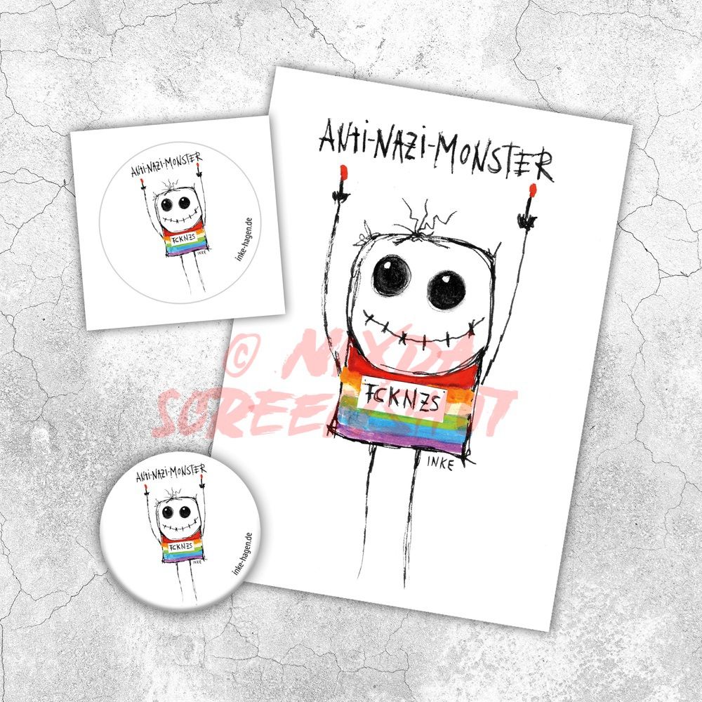»ANTI-NAZI-MONSTER«-Fanset