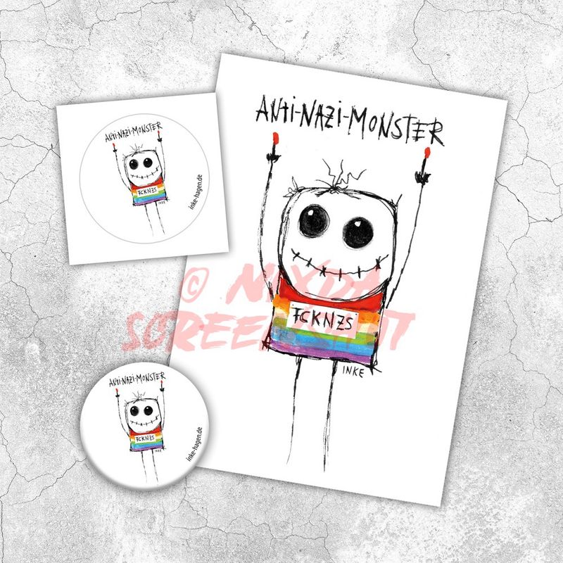 »ANTI-NAZI-MONSTER«-Fanset