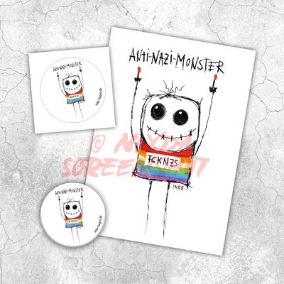 »ANTI-NAZI-MONSTER«-Fanset