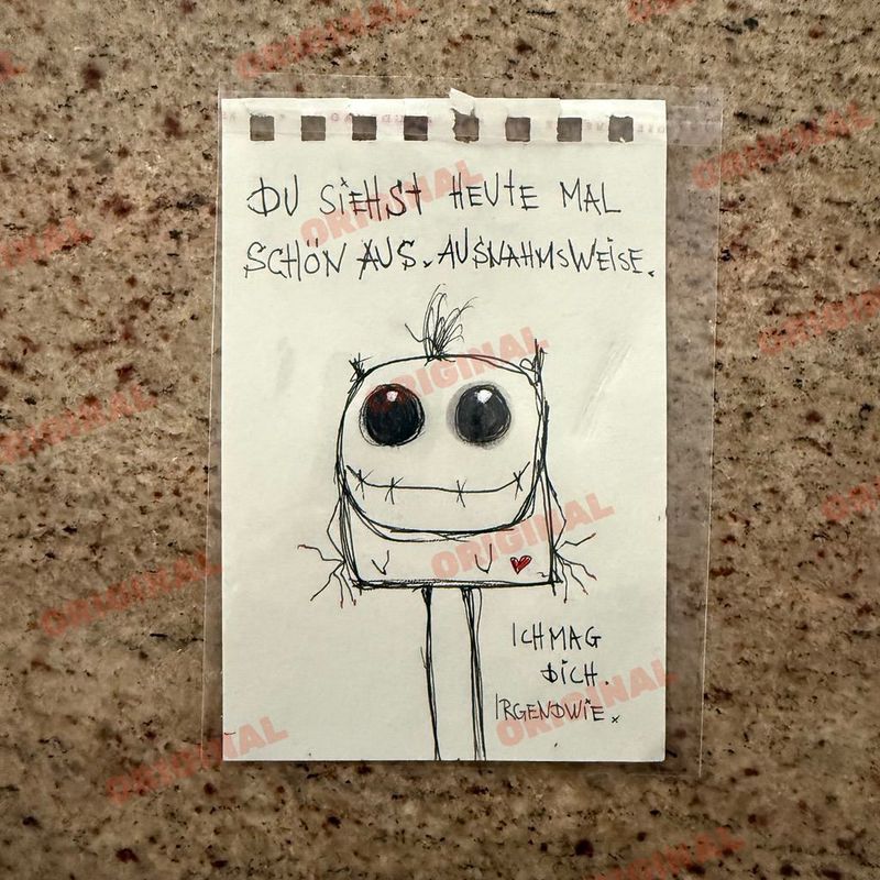 Du siehst heute mal schön aus… ausnahmsweise