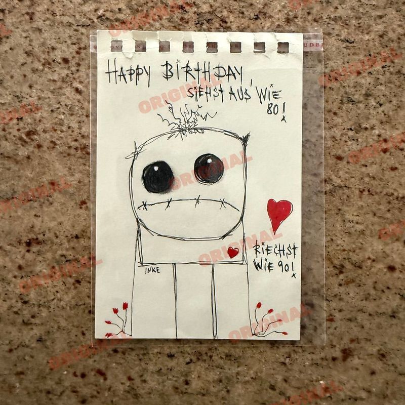 Happy Birthday, siehst aus wie 80! Riechst wie 90!