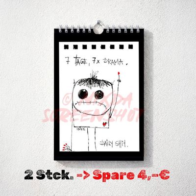 7-Tage-Kalender »Monsterwoche« 2er-Set