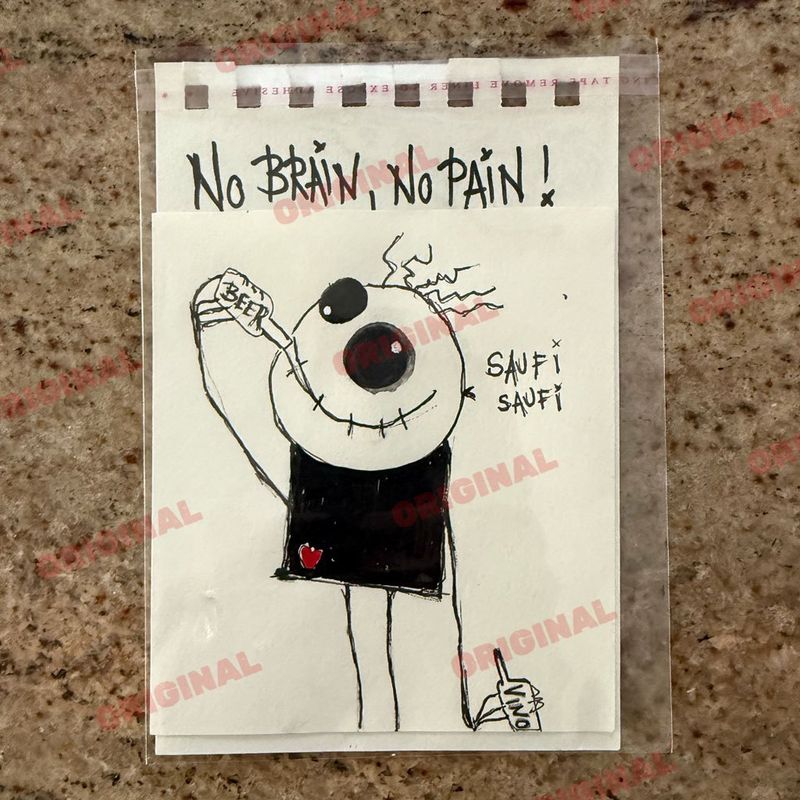 No brain, no pain! Saufi Saufi
