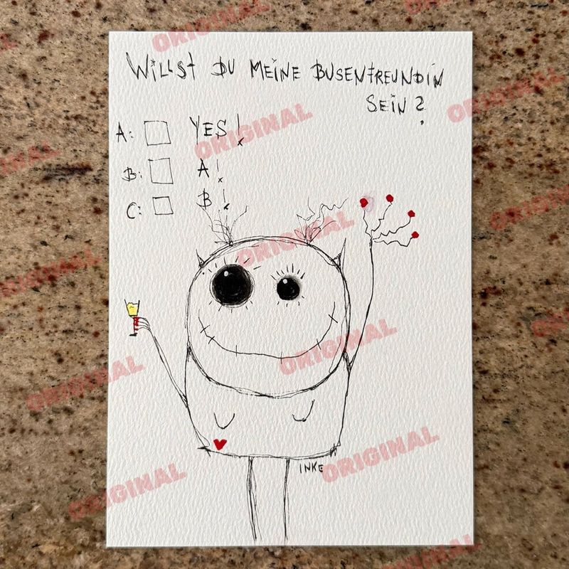 Willst Du meine Busenfreundin sein? Yes!