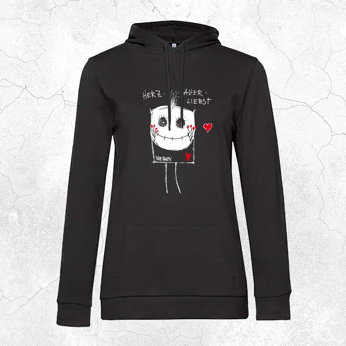 HOODIE IM MONSTERSTYLE