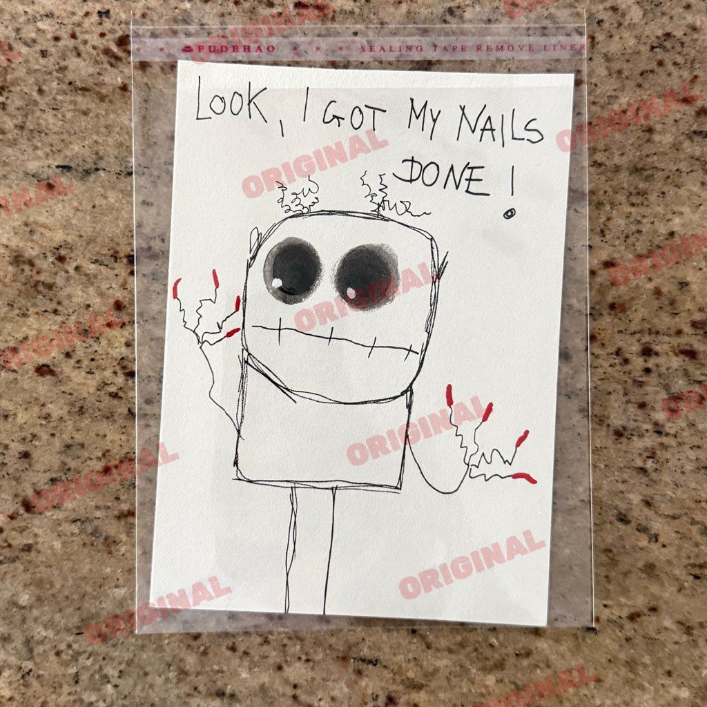 Look, I got my nails done!