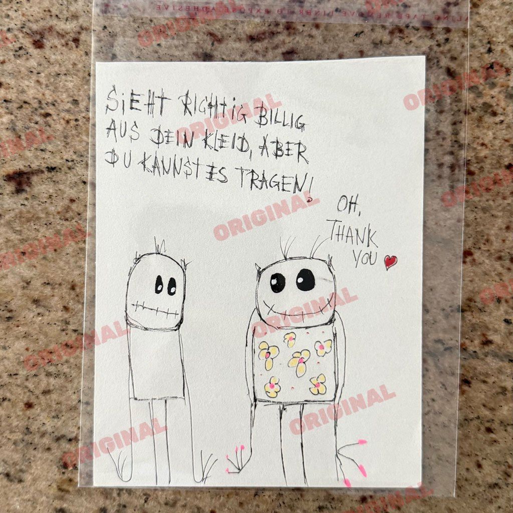 Sieht richtig billig aus Dein Kleid…
