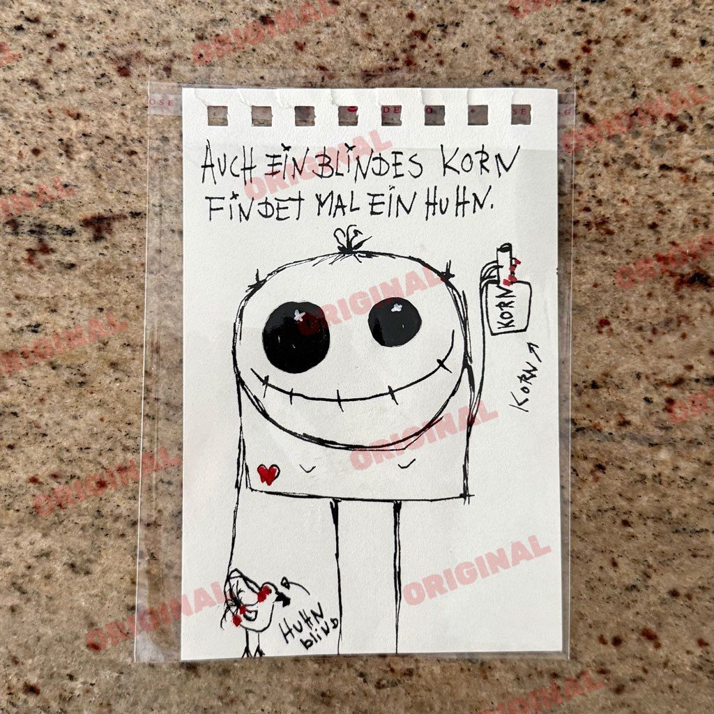 Auch ein blindes Huhn findet mal ein Korn!