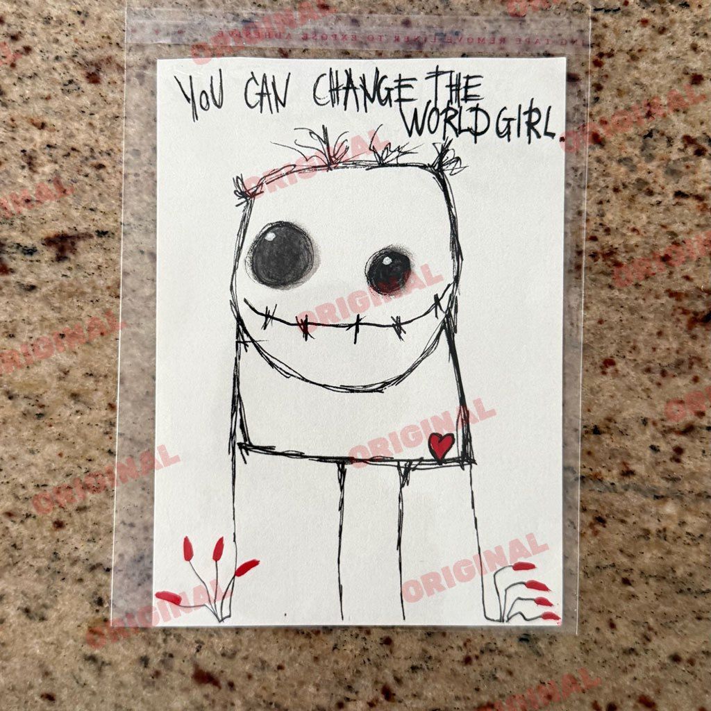You can change the world girl.