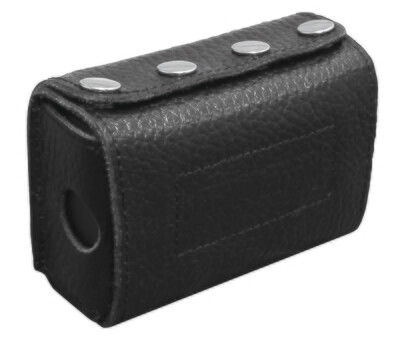 Чехол кожаный для АвтоФон Мега-Маяк / SE маяк /Альфа 2 XL / Омега XL (черный)